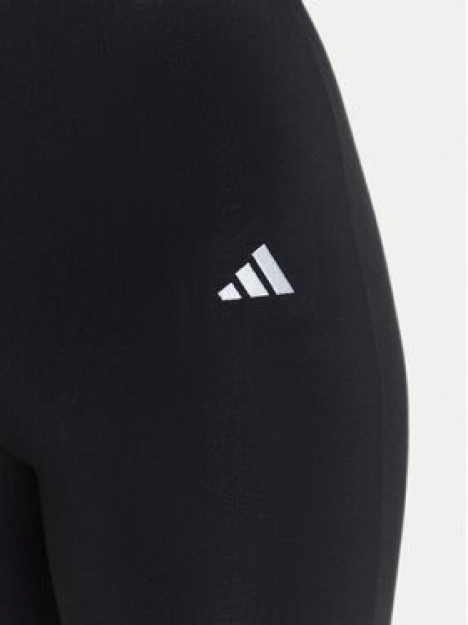 adidas Legginsy Essentials Small Logo JD9961 Czarny Flared Fit