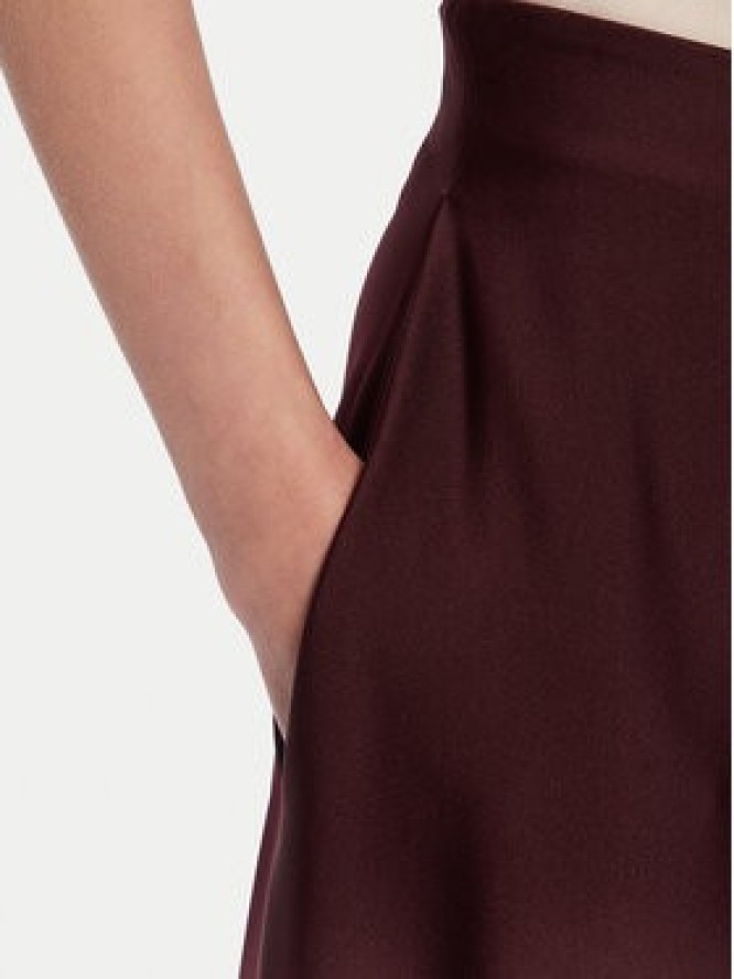 Rinascimento Spódnica trapezowa CFC0125080003 Bordowy Regular Fit