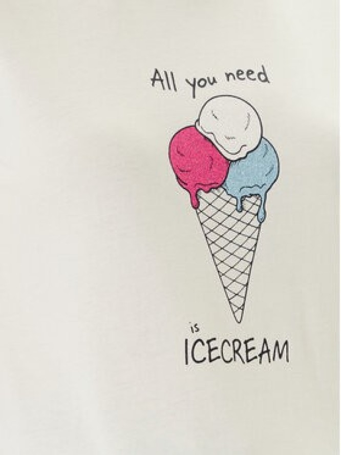 ONLY T-Shirt Fun Life 15349901 Żółty Regular Fit