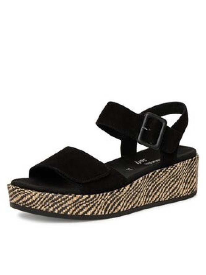 Remonte Sandały D1N54-02 Czarny