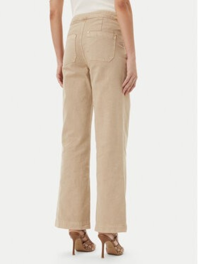 Morgan Spodnie materiałowe 251-PICHAK Beżowy Wide Leg