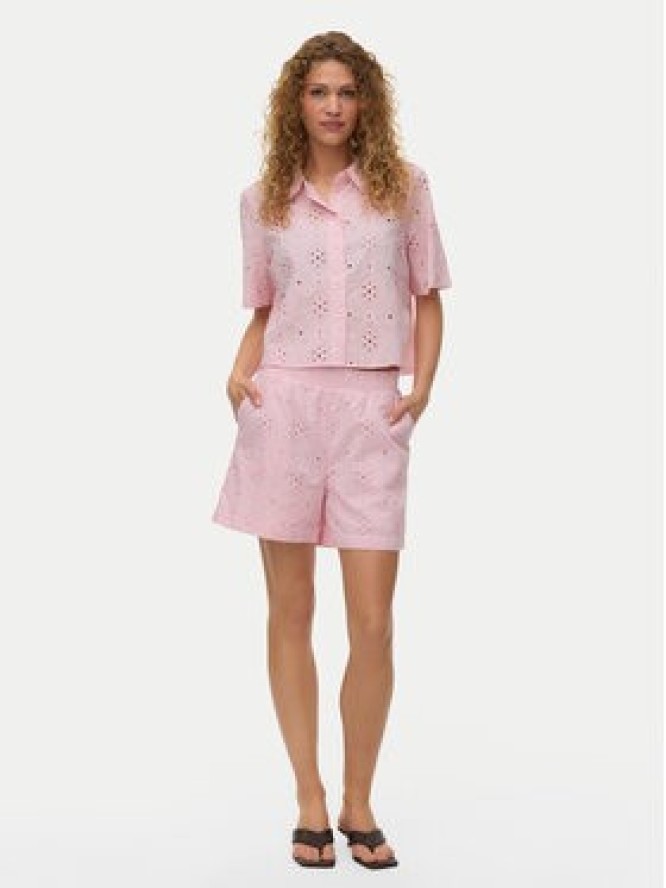 Vero Moda Koszula Eliza 10342754 Różowy jasny Regular Fit