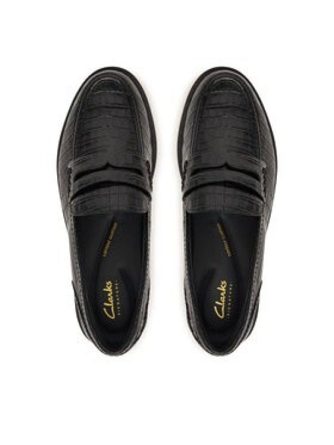 Clarks Półbuty Straven2 Penny 26320277 Czarny
