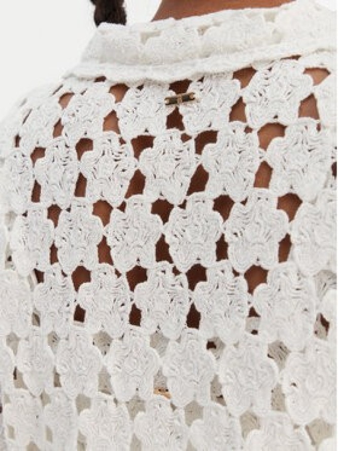 Fracomina Kardigan FR26ST8018K488R6 Écru Regular Fit