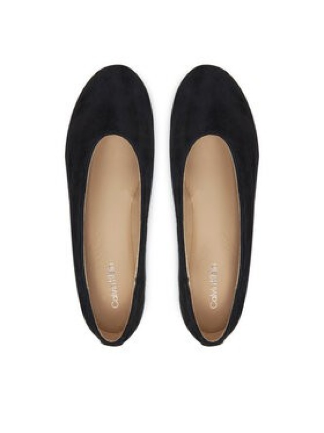 Calvin Klein Baleriny Ballerina Round Hw Sue HW0HW02565 Czarny