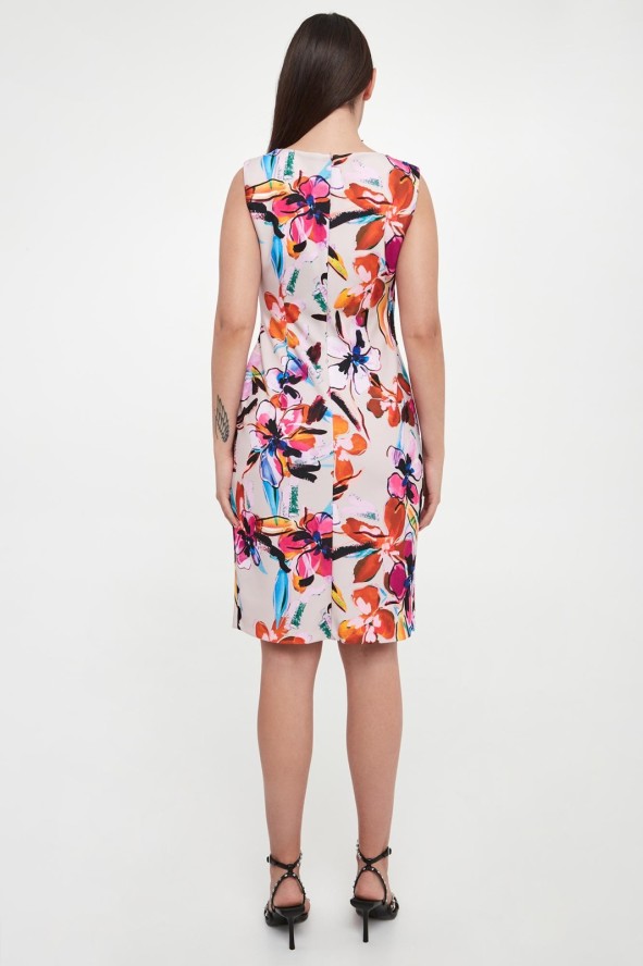 Sukienka wzór w kwiaty JOSEPH RIBKOFF