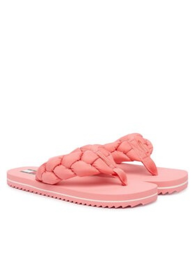 Tommy Jeans Japonki Braided Thong Beach Sandal EN0EN02877 Różowy