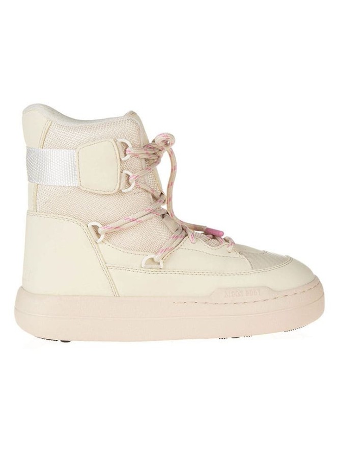 Moon Boot Botki "Park Sneaker Boot" w kolorze kremowym rozmiar: 38