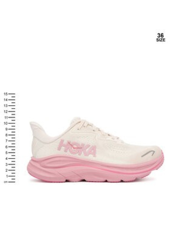 Hoka Buty do biegania Clifton 10 1168860 Écru