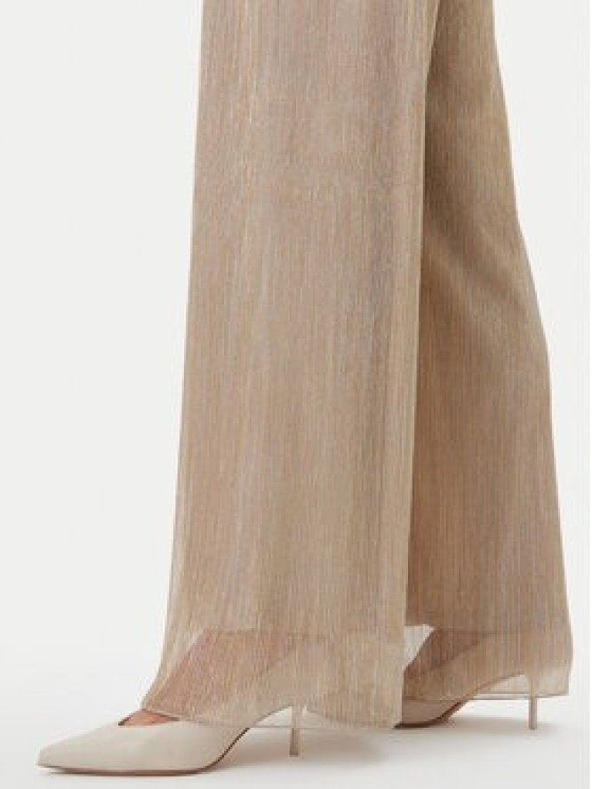 MAX&Co. Spodnie materiałowe Raiment 2516781033200 Złoty Wide Leg