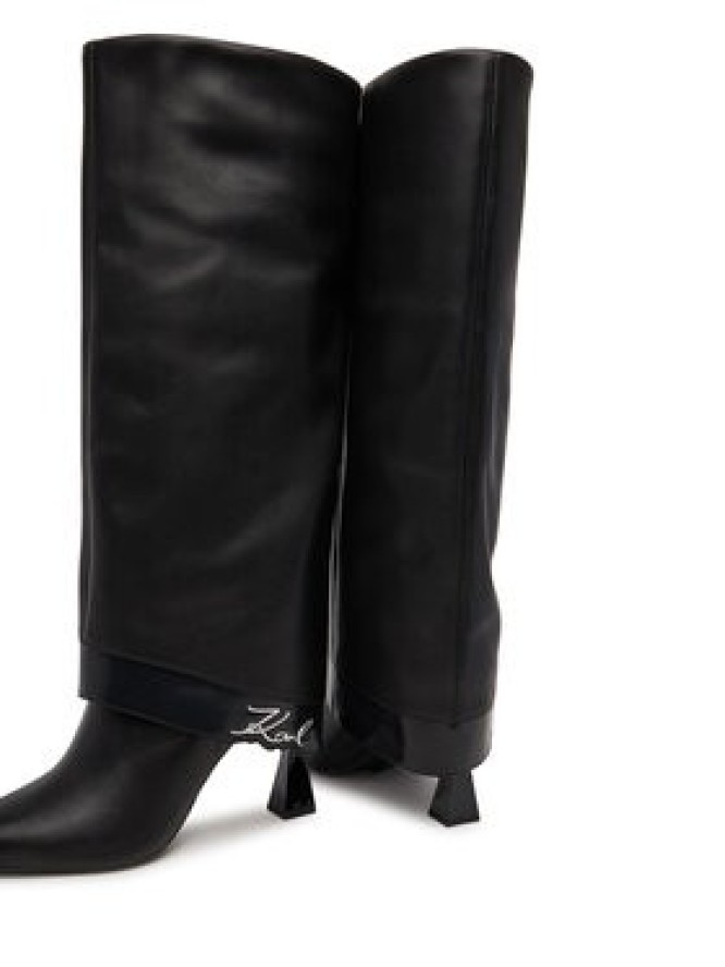 KARL LAGERFELD Kozaki KL32081 Czarny