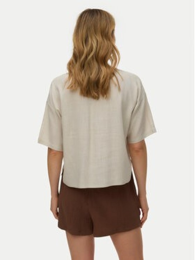 Vero Moda Koszula Rosie 10346914 Beżowy jasny Loose Fit