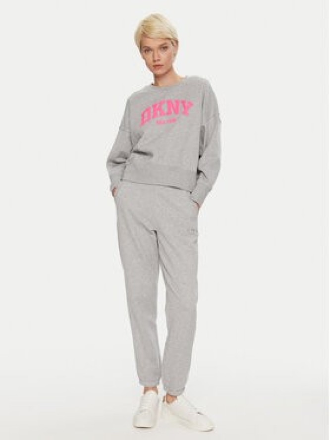 DKNY Sport Spodnie dresowe DP4P3471 Szary Regular Fit