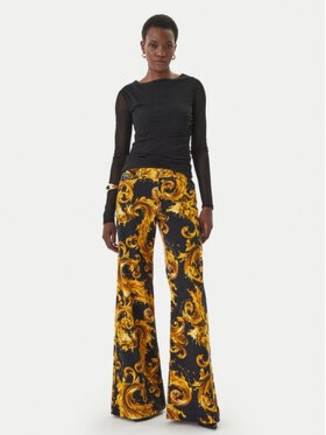 Versace Jeans Couture Jeansy 80HAB506 ES153 Czarny Wide Leg