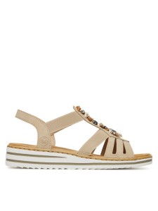 Rieker Sandały V0649-62 Beżowy