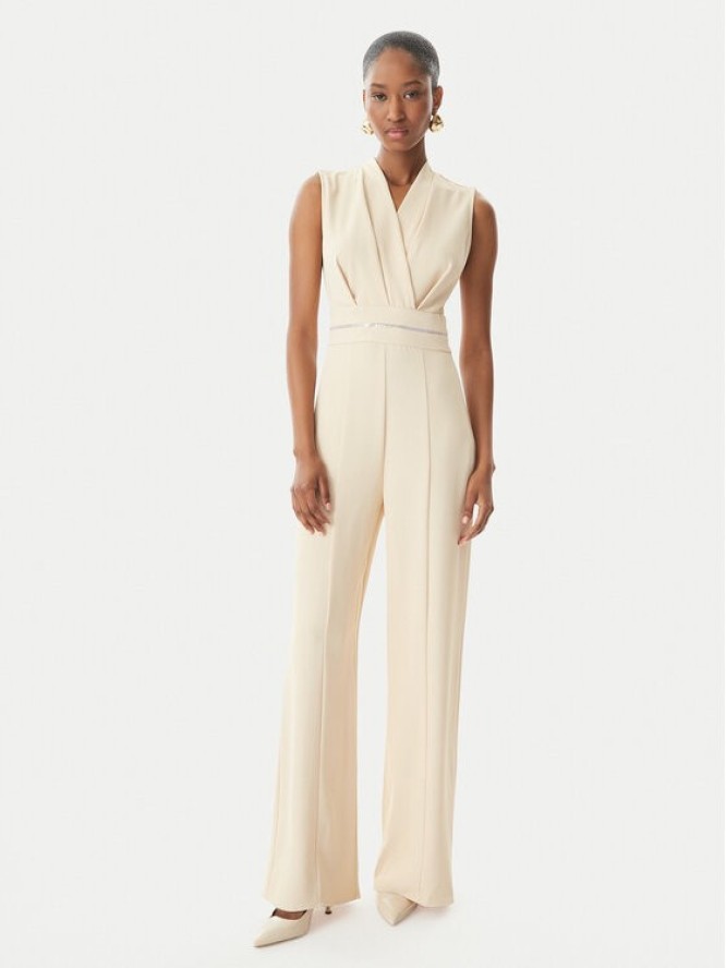 Rinascimento Kombinezon CFC0123490003 Beżowy Regular Fit