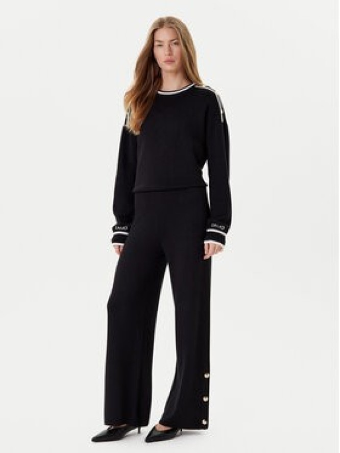 Liu Jo Sweter TF5230 MS59L Czarny Regular Fit