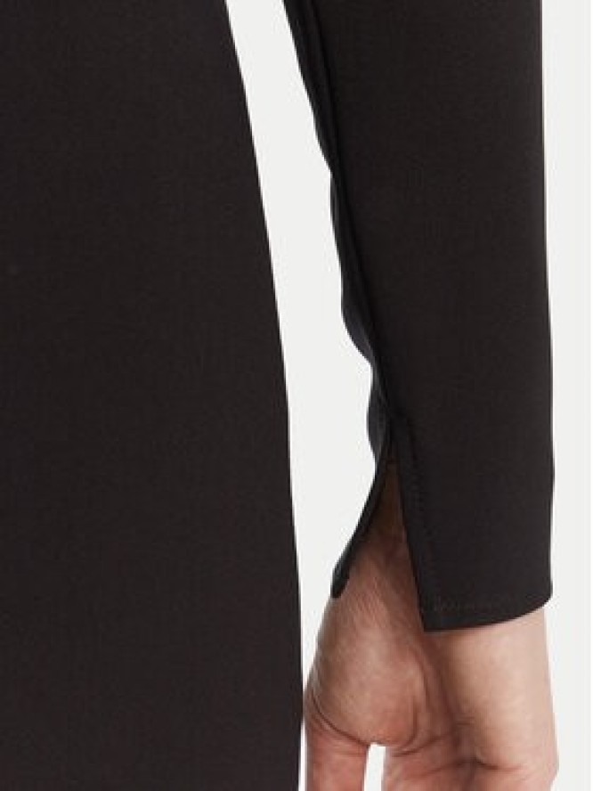 Elisabetta Franchi Sukienka koktajlowa AB-805-57E2-V460 Czarny Slim Fit