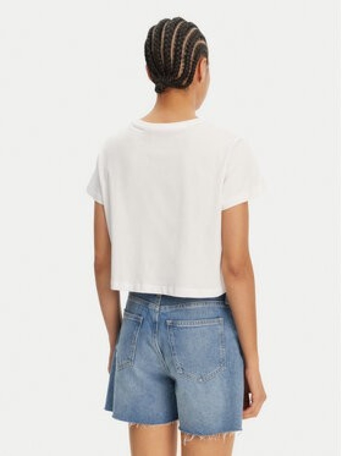 Roxy T-Shirt ERJZT05921 Biały Relaxed Fit