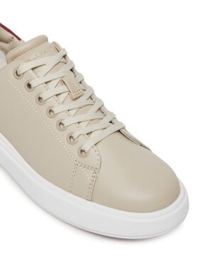 Calvin Klein Sneakersy Cupsole Lace Up - Suede Bt HW0HW02404 Beżowy