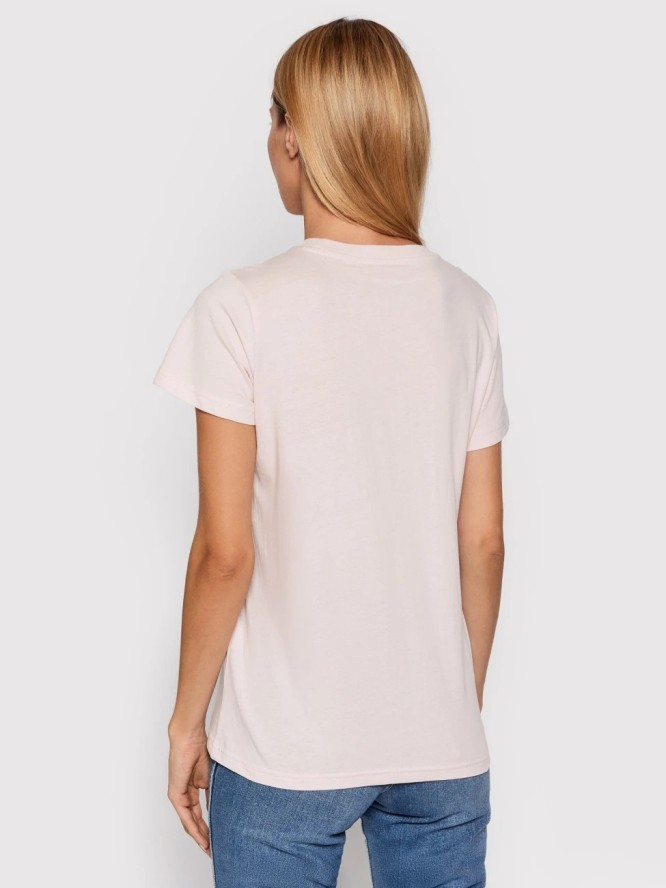 LEE SEASONAL LOGO TEE DAMSKI T-SHIRT KOSZULKA LOGO NADRUK PALE LILAC L41GYGSU 112140030