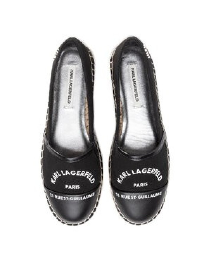 KARL LAGERFELD Espadryle KL80108 Czarny