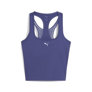 Damska koszulka bez rękawów 2 w 1 z siateczki CLOUDSPUN PUMA Blue Crystal
