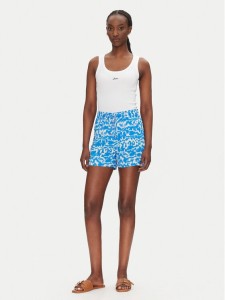 JDY Szorty materiałowe Starr 15198156 Niebieski Regular Fit