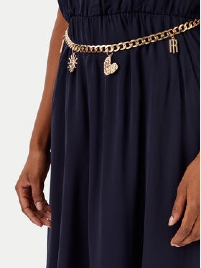 Fracomina Sukienka codzienna FR25SD1011W77401 Granatowy Regular Fit