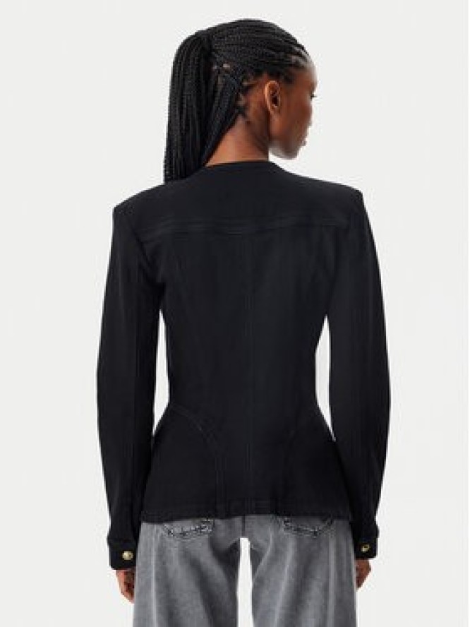 Versace Jeans Couture Kurtka jeansowa 78HAS457 Czarny Slim Fit