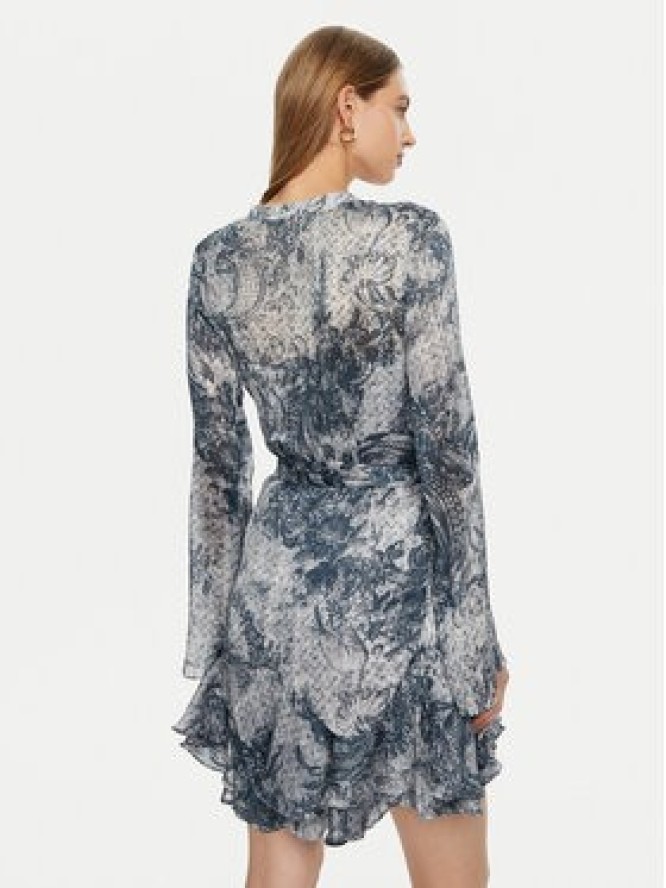 Guess Sukienka koszulowa W5RK35 WDW82 Niebieski Classic Fit