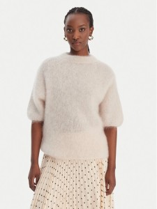 Dixie Sweter M277Y101A Écru Relaxed Fit