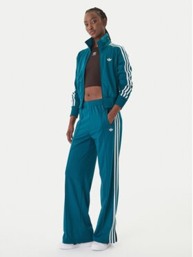 adidas Spodnie dresowe Firebird KG3701 Zielony Loose Fit