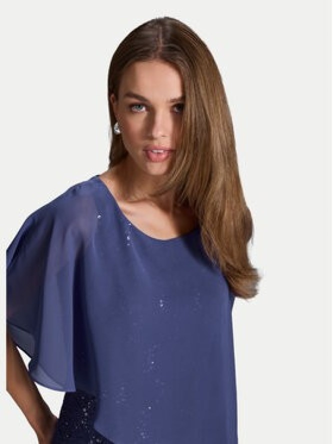 Swing Sukienka koktajlowa 77760410 Niebieski Regular Fit