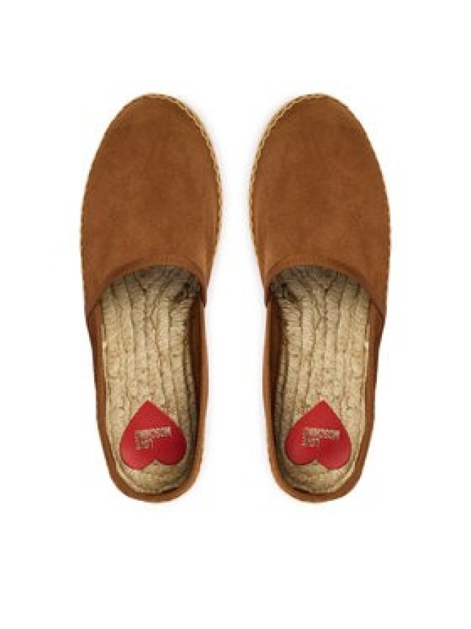 LOVE MOSCHINO Espadryle JA10572G0OIG5200 Brązowy