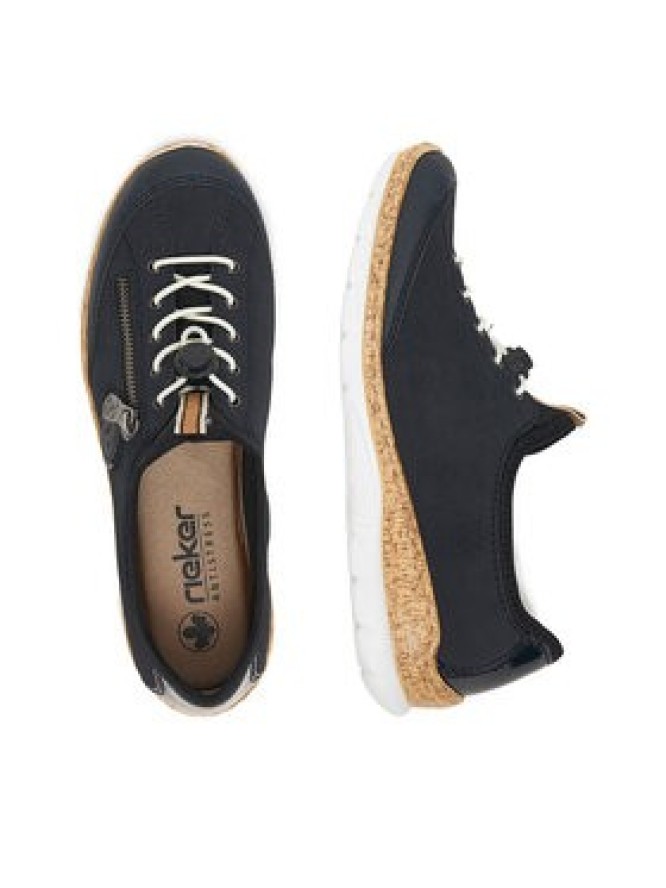 Rieker Sneakersy N4263-14 Czarny