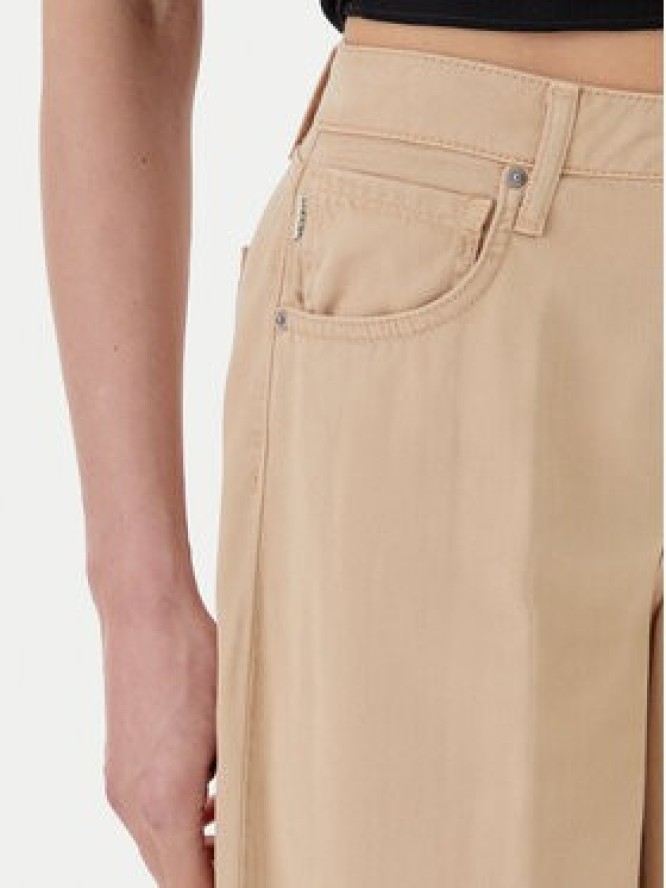 ViCOLO Jeansy DD5043 Beżowy Wide Leg