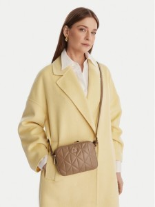 Calvin Klein Torebka Quilted Camera Bag LV04F3328G Beżowy