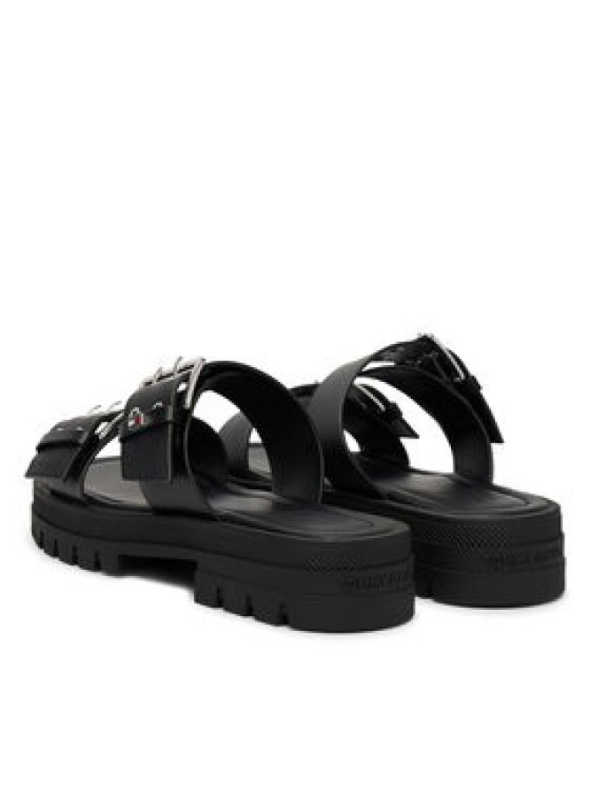 Tommy Jeans Klapki Tjw Buckle Straps Sandal EN0EN02966 Czarny