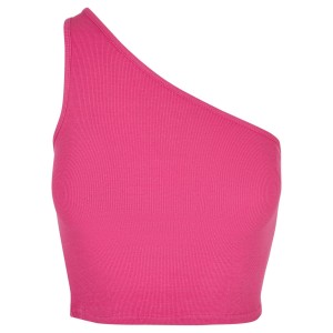 Damski krótki tank top Urban Classics Asymmetric GT