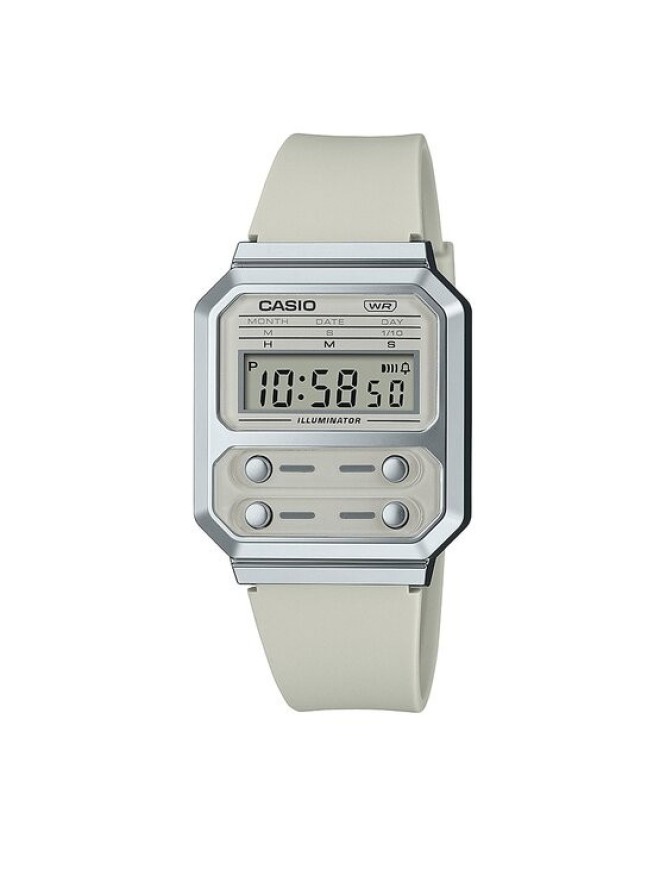 Casio Zegarek A100WEF-8AEF Szary