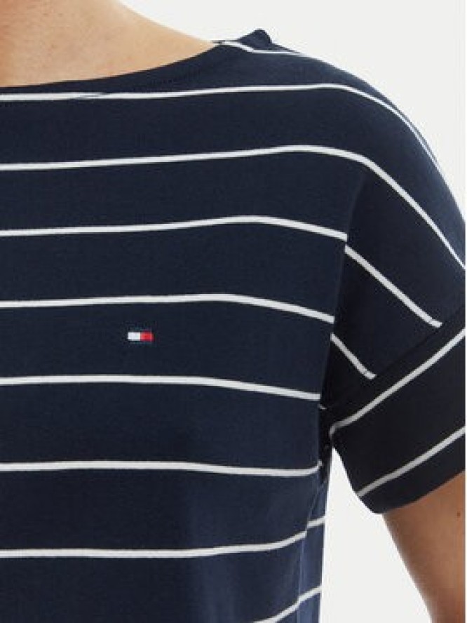 Tommy Hilfiger T-Shirt WW0WW49723 Granatowy Loose Fit