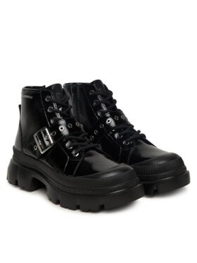 KARL LAGERFELD Trzewiki KL43535 Czarny