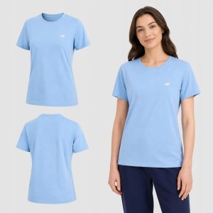 T-SHIRT DAMSKI 4F KOSZULKA SPORTOWA BAWEŁNIANA NA CO DZIEŃ F3308 SS26