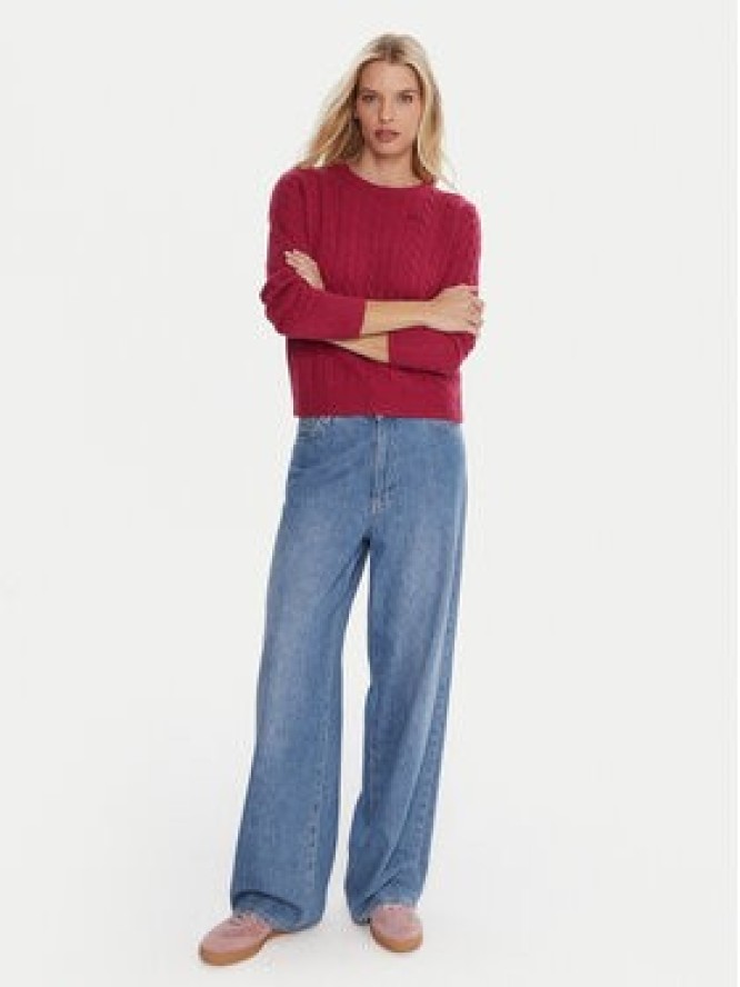 Robe di Kappa Sweter 65116CW Różowy Regular Fit