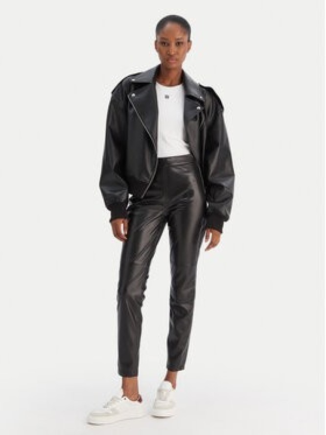 BOSS Legginsy C_Taskin 50551469 Czarny Slim Fit