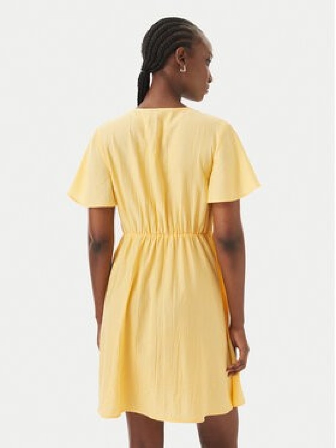 Vero Moda Sukienka codzienna Vira 10340739 Żółty Regular Fit