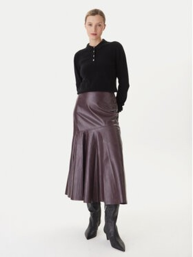 KAOS Sweter RI1KT019 Czarny Regular Fit