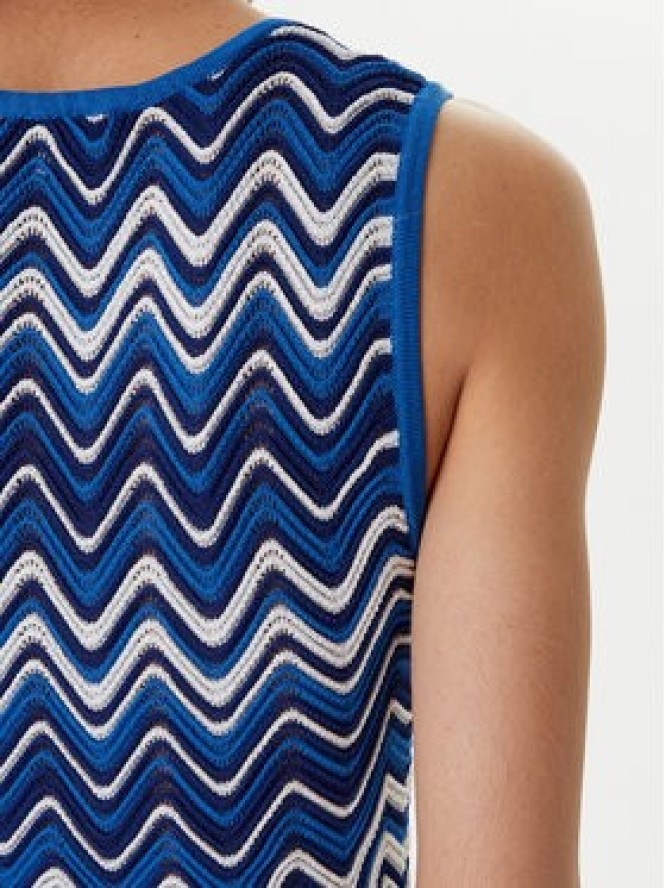 Morgan Sukienka dzianinowa 251-RMORTI Niebieski Slim Fit