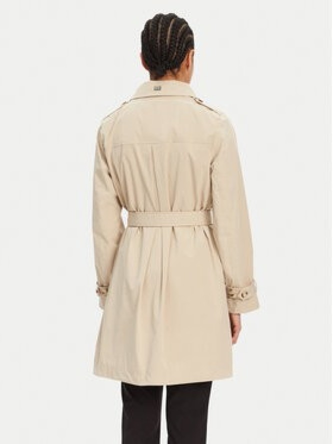 Geox Płaszcz przejściowy Claudin W5522N T3070 F5248 Écru Regular Fit